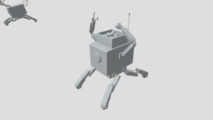 XYZ School HW вторичные формы 3D Model