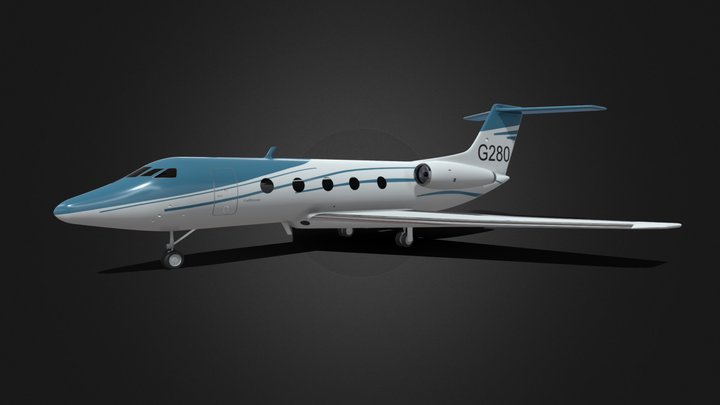 Gulfstream 2 3D Model