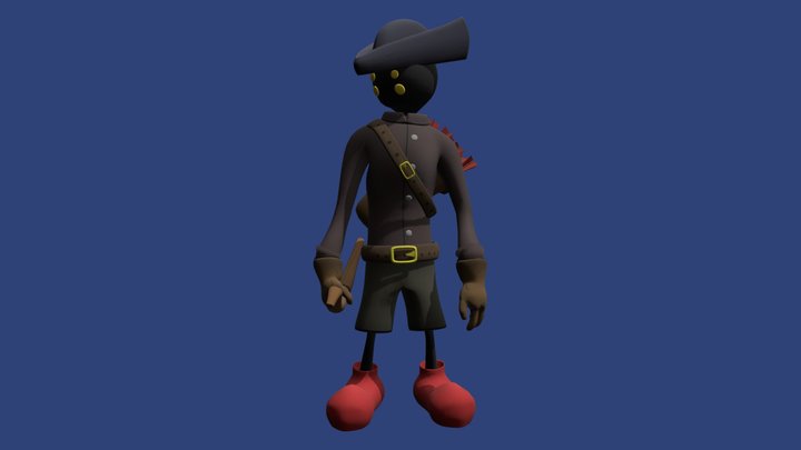 Atacante Nº2 3D Model