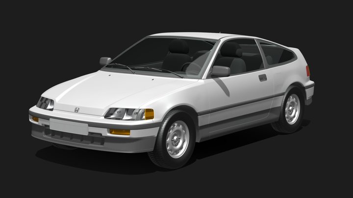 1988 Honda CR-X – Modello 3D gratuito STL