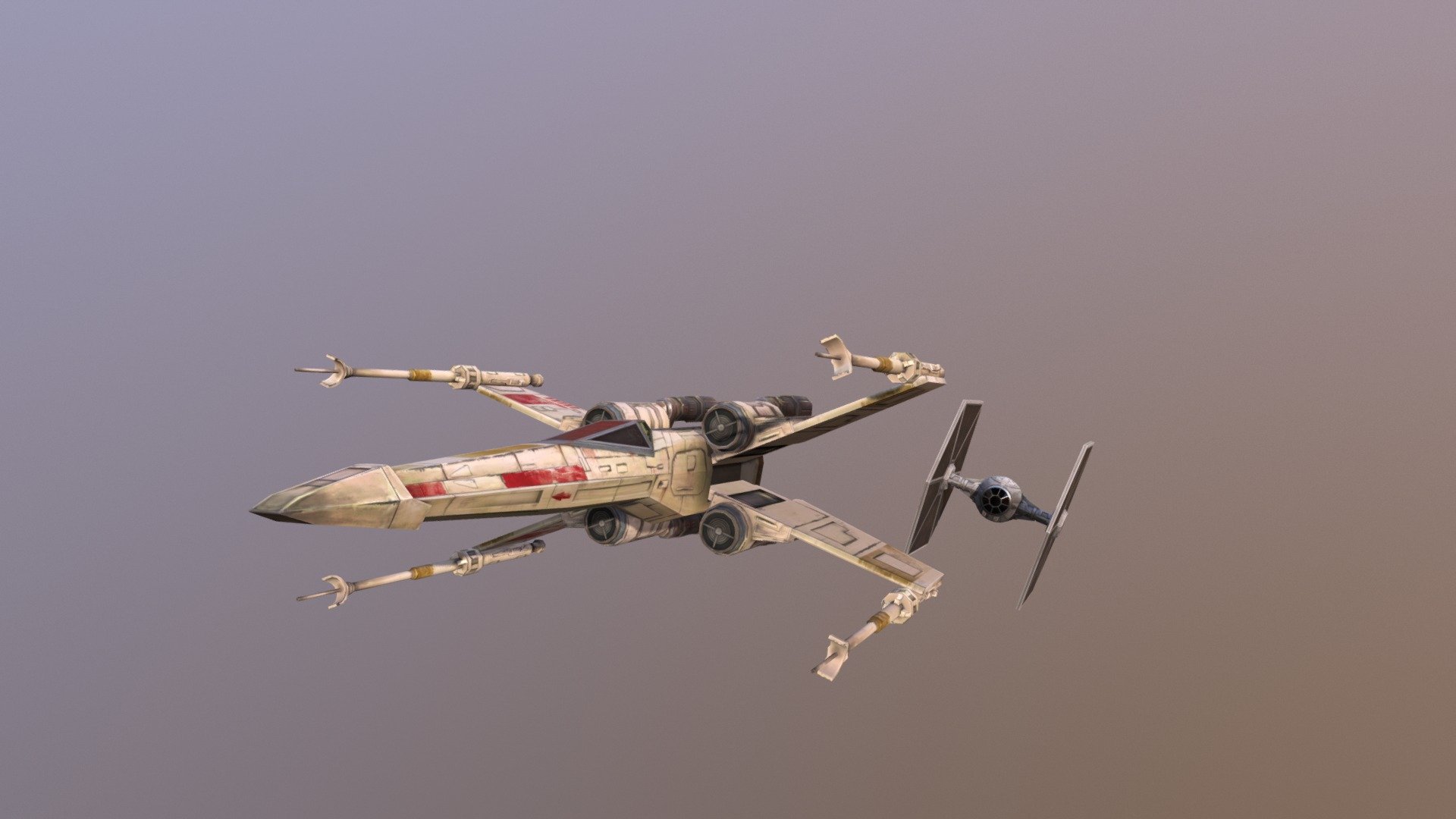 T65 XWing and Tie Fighter