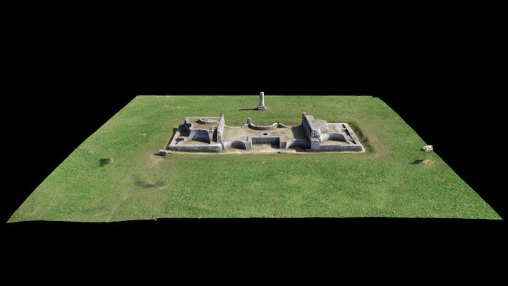 Römer Heiligtum - Grienmatt 3D Model
