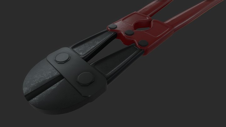 Bolt Cutter 3D Model