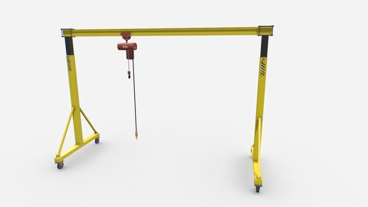 Gantry Crane 2 3D Model