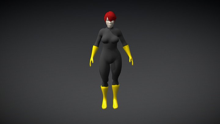 Rigging Test (Cycle) 3D Model