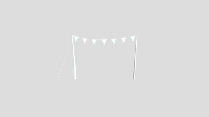 Flag Poles 3D Model