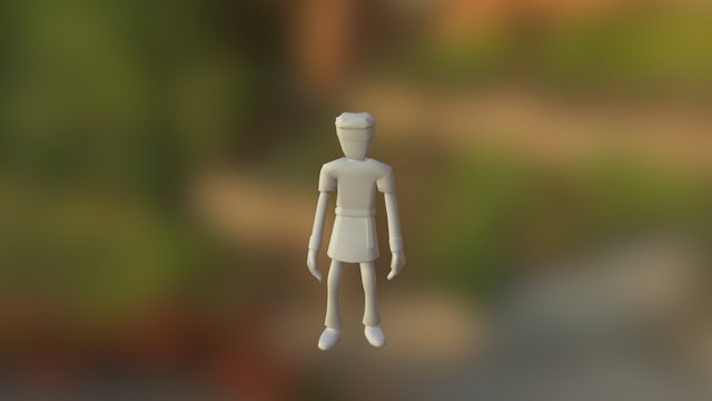 Village Hero - Looking Around 3D Model