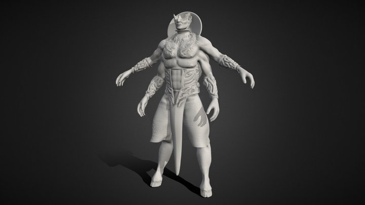 Iszamoth - Personal Character I 2nd Highres Pass 3D Model
