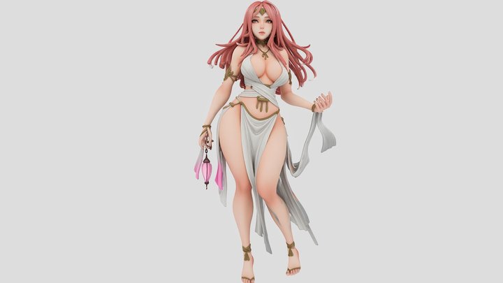 Fantasy Queen 3D Model