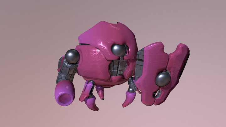 Charger Idle Cycle 3D Model