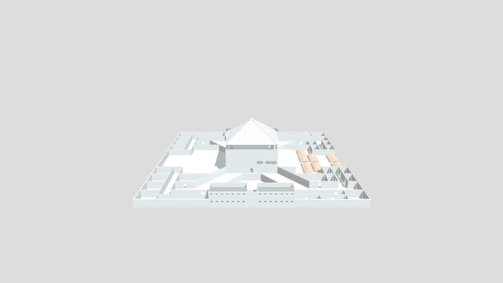 Prison - Level Design 3D Model