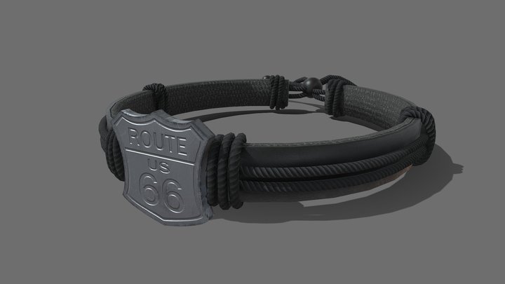 Route 66 Bracelet - Free Download 3D Model