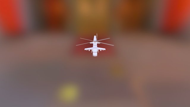 Helicopter 3D Model