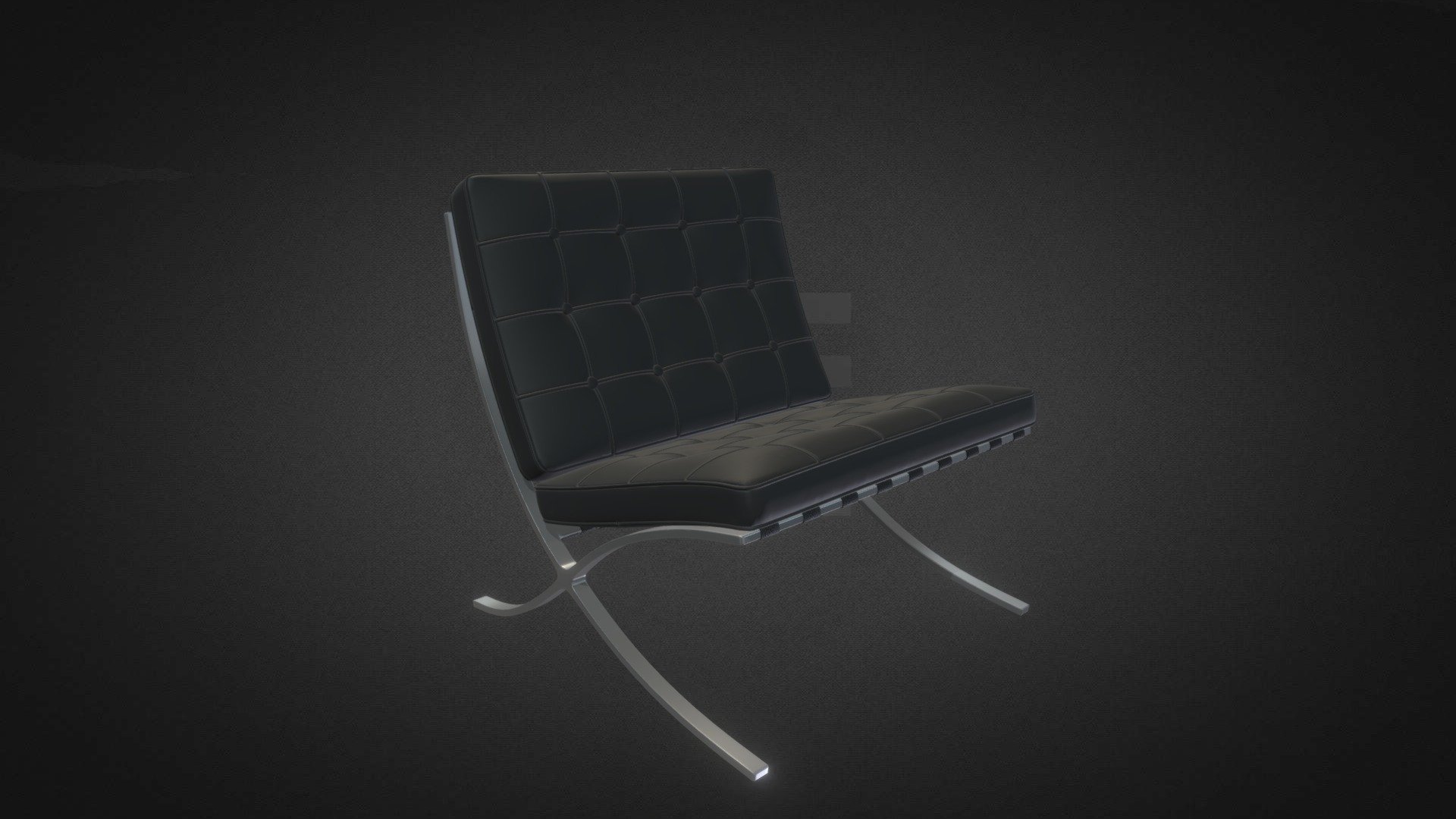 Barcelona Chair Hire — Sketchfab embed 3D viewer