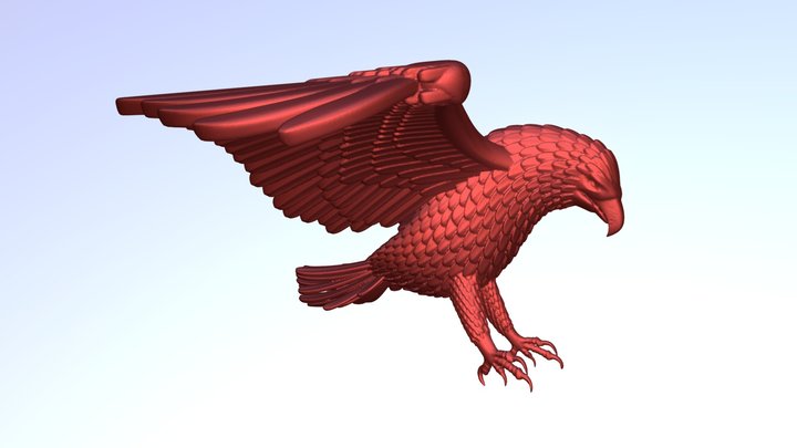 PM3D_Eagle 3D Model