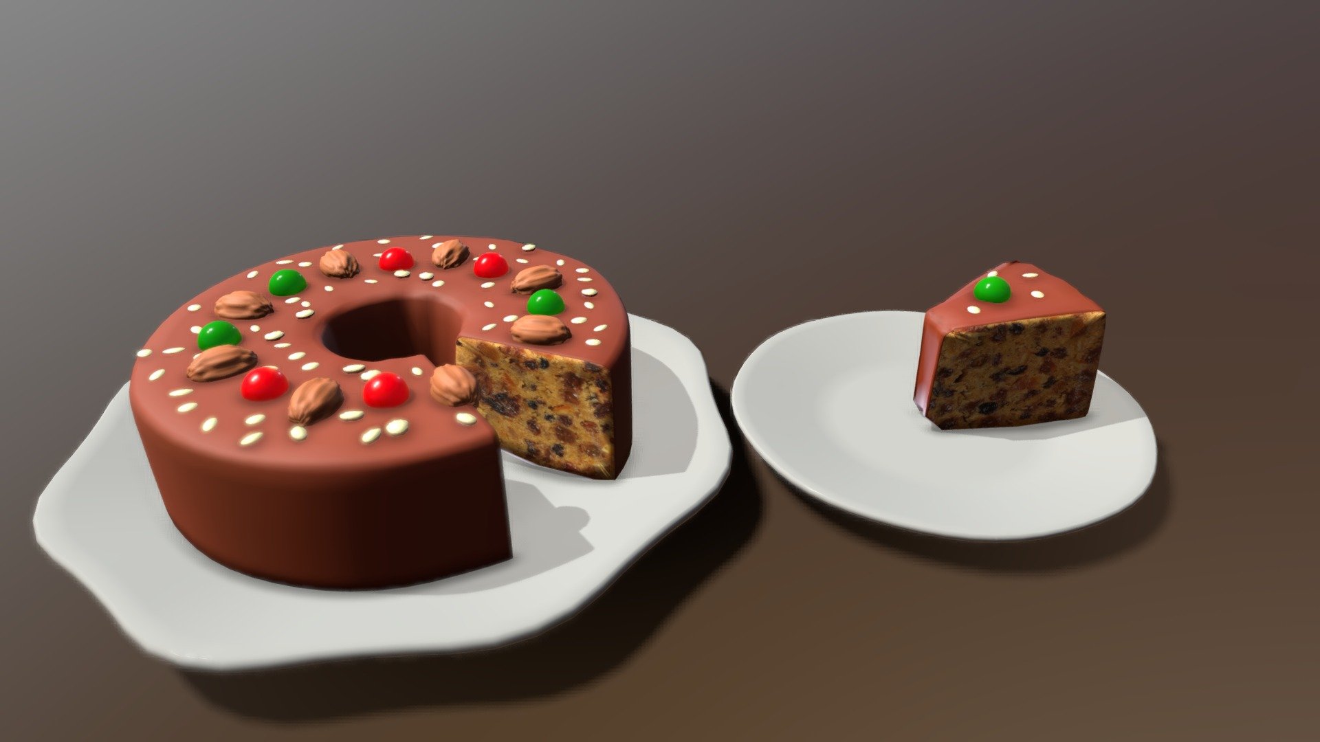 6th Dec Fruitcake — Sketchfab embed 3D viewer