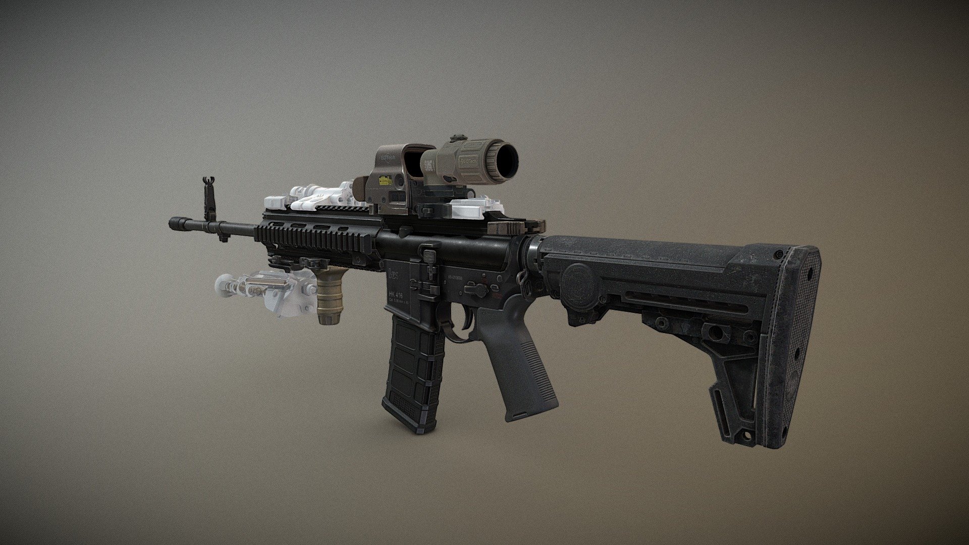 HK416 - Download Free 3D model by Mod Dojo (@moddojo) [5747590] - Sketchfab