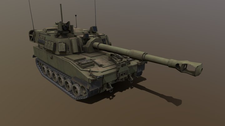M109A3 Paladin – Modello 3D gratuito STL