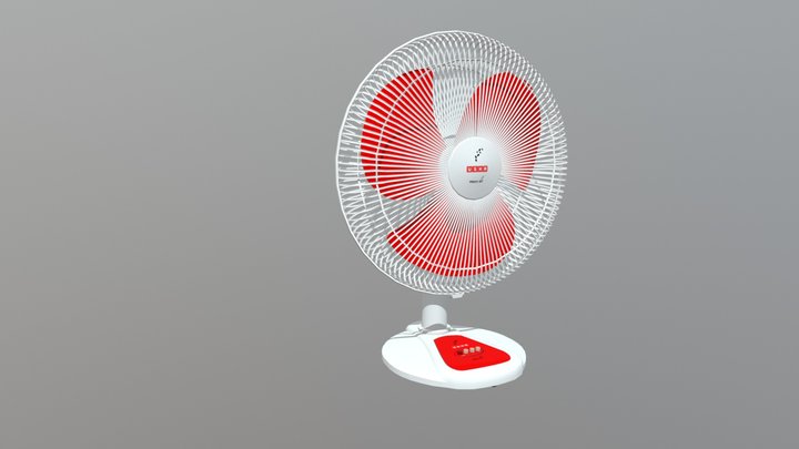 Table Fan 3D Model