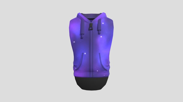 Galaxy Hoodie 3D Model