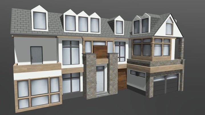 Modern House2 3D Model