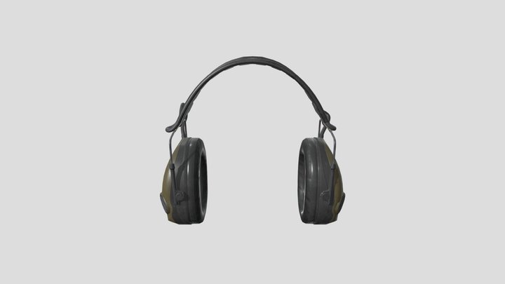 SM_ Headphones_5 3D Model