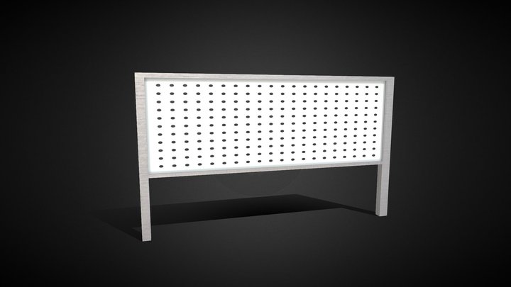 Tactical Gun Wall 3D Model