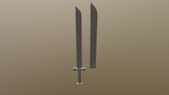 Ben's Sword and Sheath 3D Model
