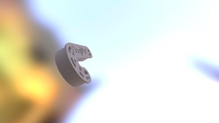 Candy Cane Cookie Cutter 3D Model