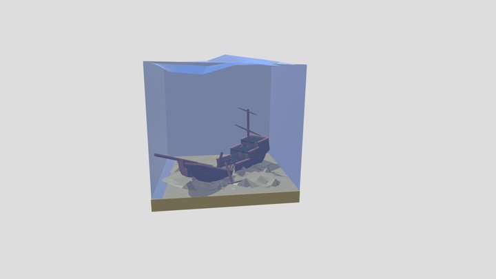blender cube world 3D Model
