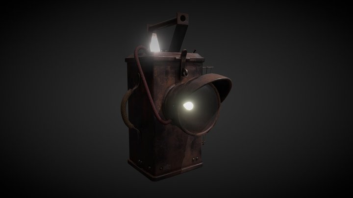 Vintage Lantern – Game Asset 3D Model