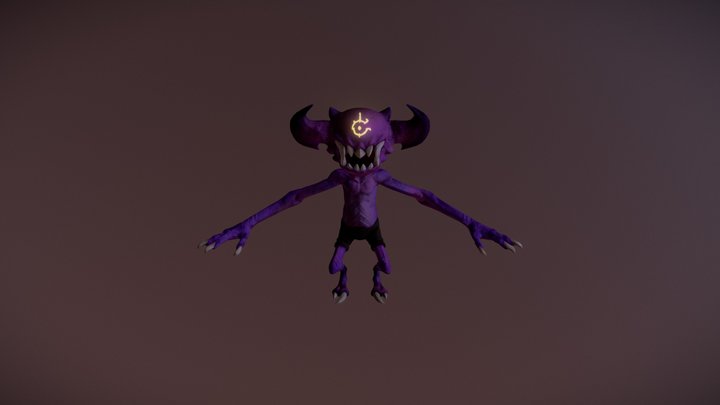 3D Monster By Yuri Giordani 3D Model