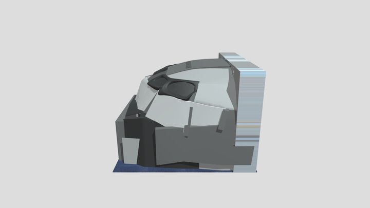 Control Column Optimised 3D Model