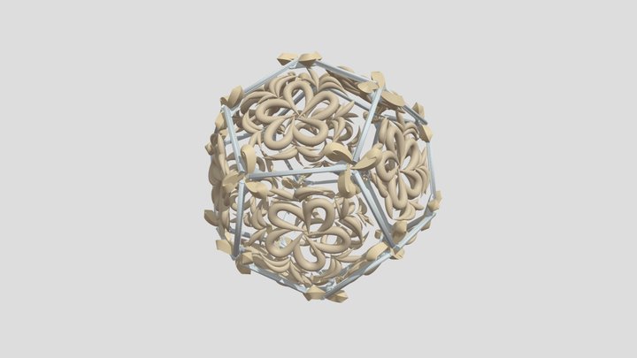 3D Mandala Va2023-0314-4 3D Model