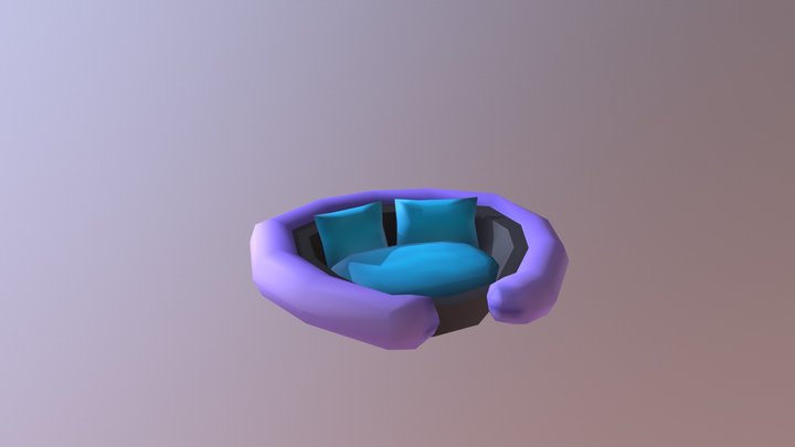 Cat Bed 3D Model