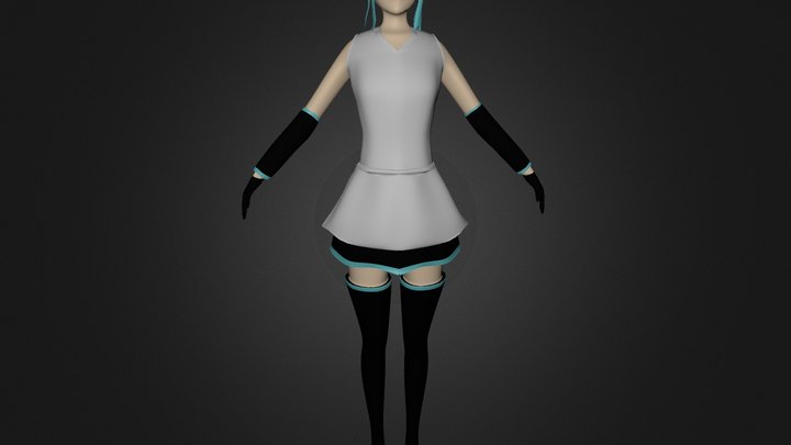 Miku Modificada 3D Model