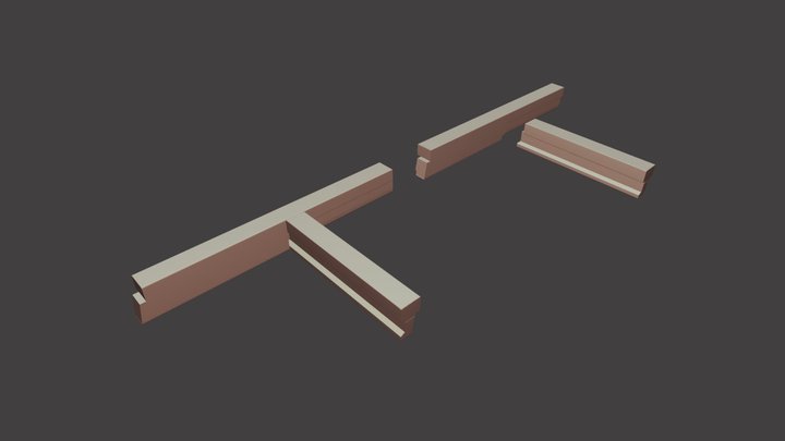 17X67 VS ST DRAAI --- KOZ - MU VLAK - ST 3D Model