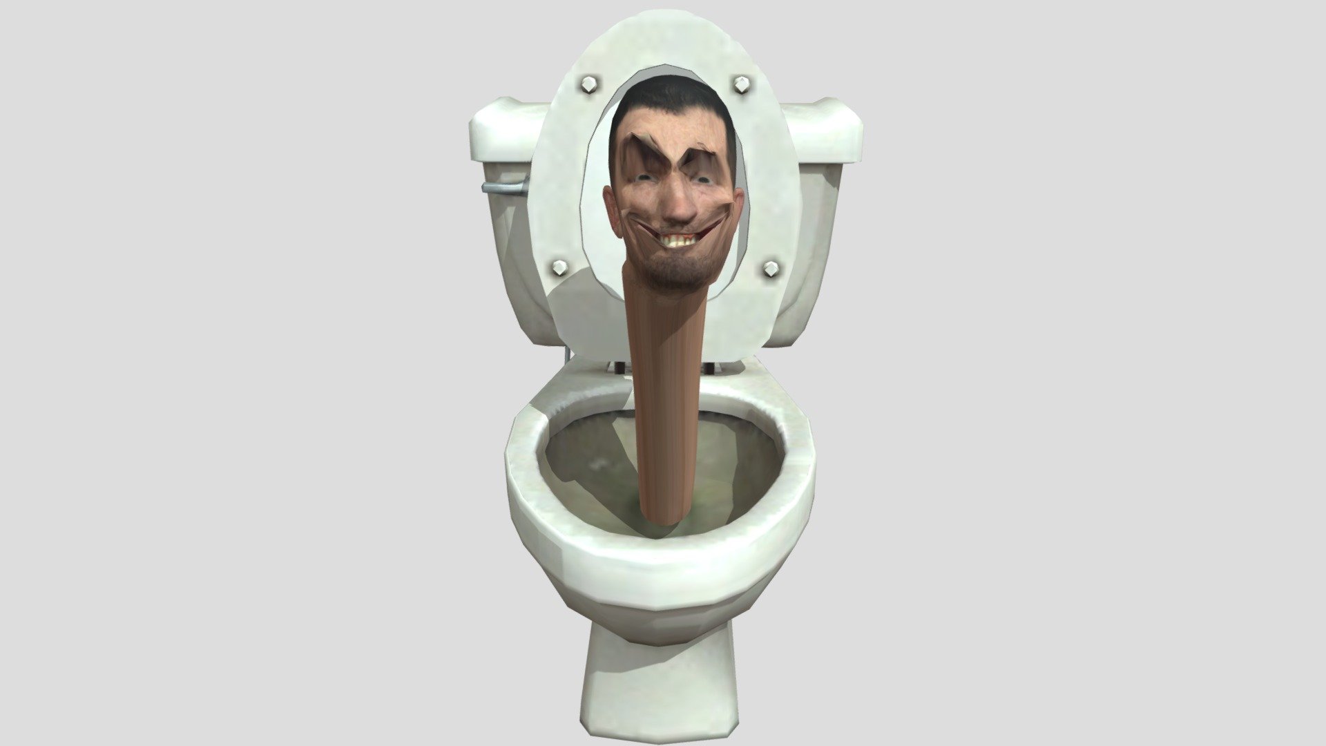 First Skibidi Toilet   Download Free 3D Model By LIROLISM (@LIROLISMM