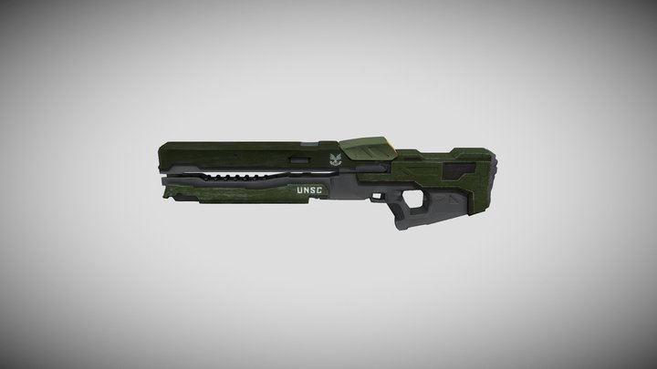 Halo Arc 920 railgun (assessment piece) 3D Model