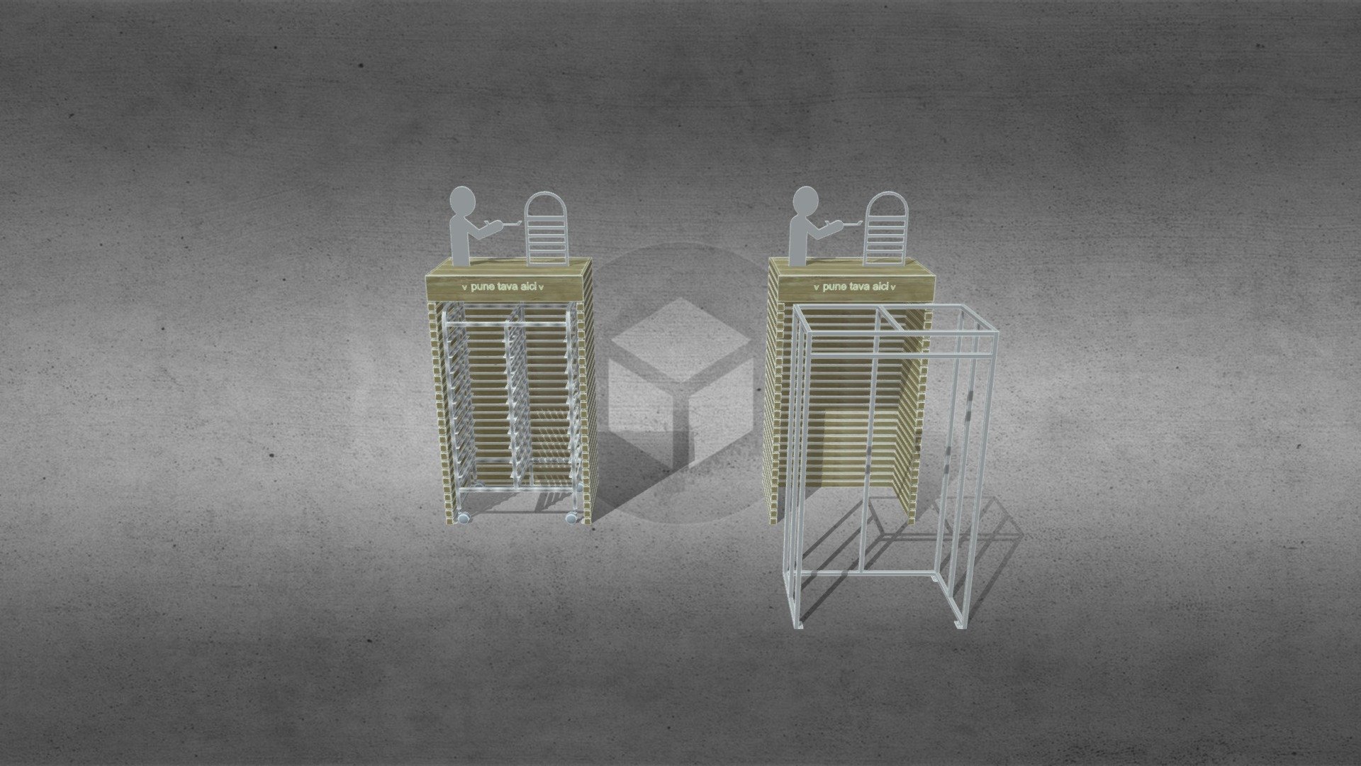 Adapost exterior pentru carucior tavi