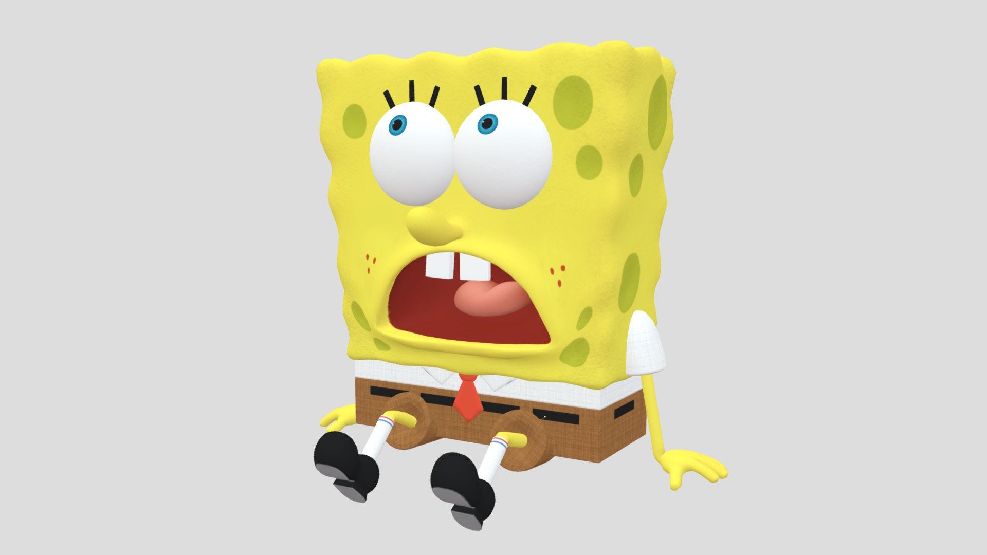 BFBBR - SpongeBob Shocking Pose - Download Free 3D model by SMF ...