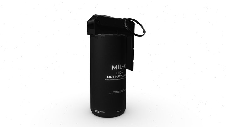 Smoke Grenade 3D Model