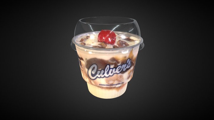 Ice Cream W-Lid SD-Fast 3D Scan Sample W/Reflect 3D Model