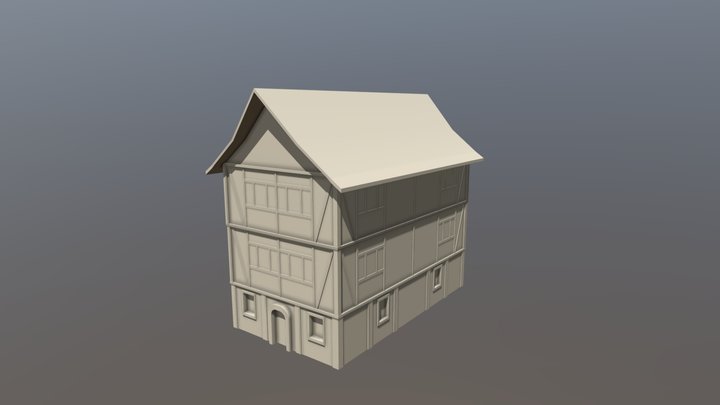 Fachwerkhaus 3D Model