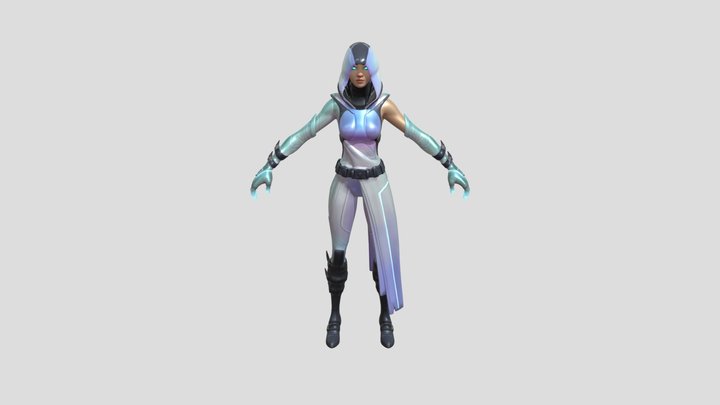 GLOW__Fortnite_Outfit 3D Model
