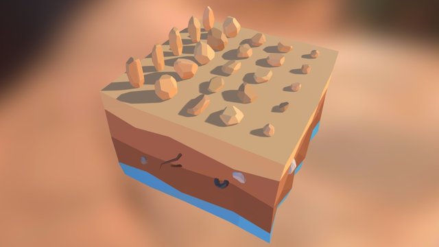 Rocks - Desert 3D Model