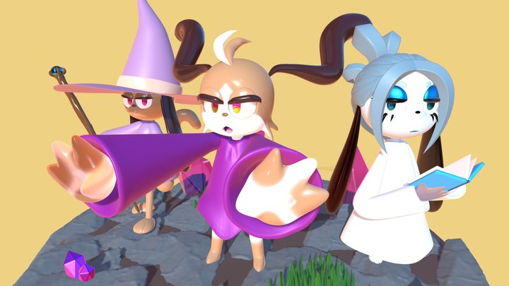 Dungeon Dogs 3D Model