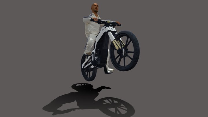 Zizou- Electric Bike – Kostenloses 3D-Modell STL
