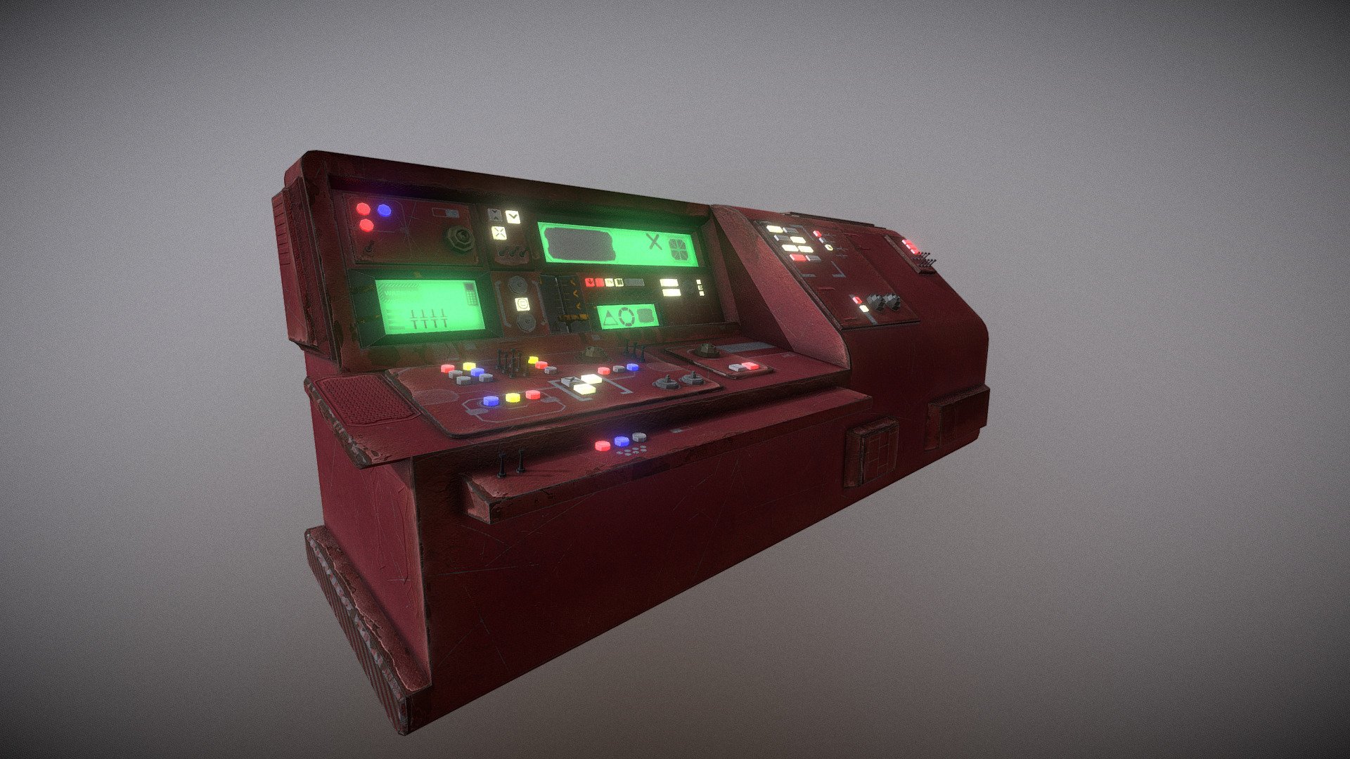 Console Desk Star Wars Ship - 3D model by El Guido (@ElGuido) [5757d7b ...