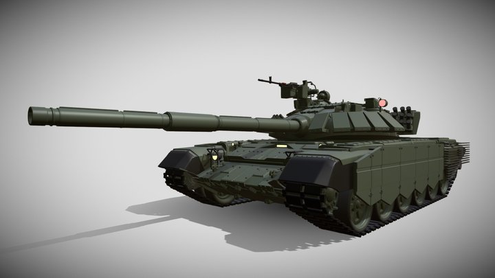 T72B3 3D Model